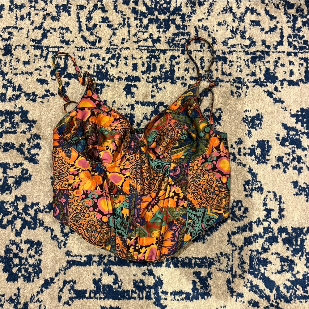 Urban Outfitters Boho Corset Tank Top